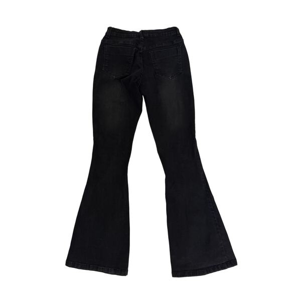 Black Bell Bottom Jeans Size Medium - Picture 1 of 2